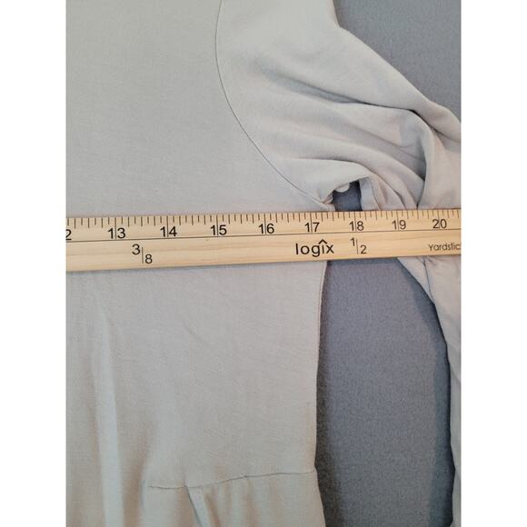 J. Jill Wearever Collection Tunic Top – XS – Taupe –3/4 Sleeve – High-Low Hem - Picture 5 of 11